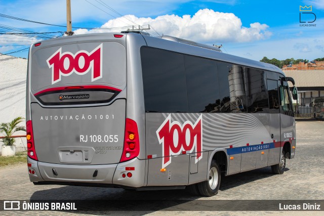 Auto Viação 1001 RJ 108.055 na cidade de Rio de Janeiro, Rio de Janeiro, Brasil, por Lucas Diniz. Número da foto: #12555335.