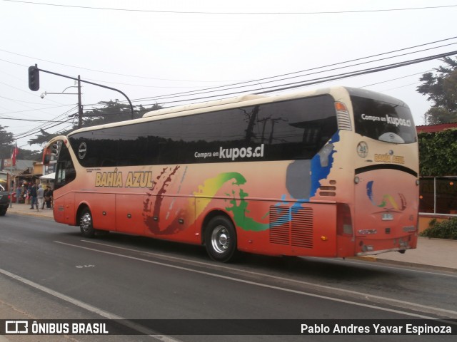 Empresa de Buses Bahia Azul 45 na cidade de El Quisco, San Antonio, Valparaíso, Chile, por Pablo Andres Yavar Espinoza. Número da foto: #12555297.