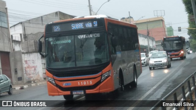 Auto Ônibus São João 11015 na cidade de Feira de Santana, Bahia, Brasil, por Emanuel Silva. Número da foto: #12554917.