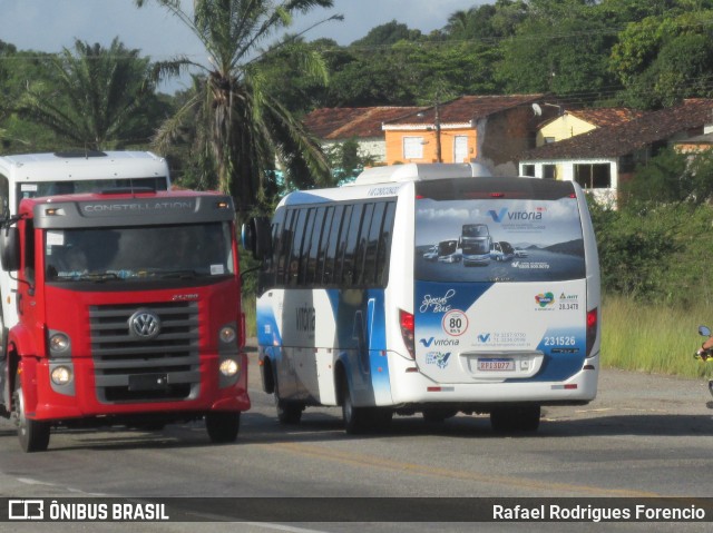 Vitória Transportes 231526 na cidade de Maruim, Sergipe, Brasil, por Rafael Rodrigues Forencio. Número da foto: #12555699.