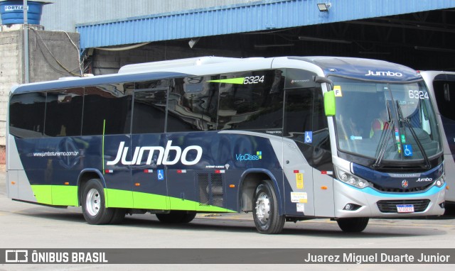 Jumbo Turismo 6324 na cidade de São Paulo, São Paulo, Brasil, por Juarez Miguel Duarte Junior. Número da foto: #12553605.