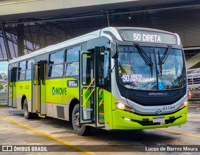 BH Leste Transportes > Nova Vista Transportes > TopBus Transportes 21184 na cidade de Belo Horizonte, Minas Gerais, Brasil, por Lucas de Barros Moura. Número da foto: #12554796.