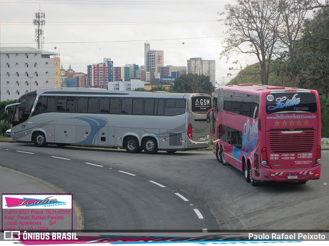 Lidia Turismo 4022 na cidade de Aparecida, São Paulo, Brasil, por Paulo Rafael Peixoto. Número da foto: #12553800.