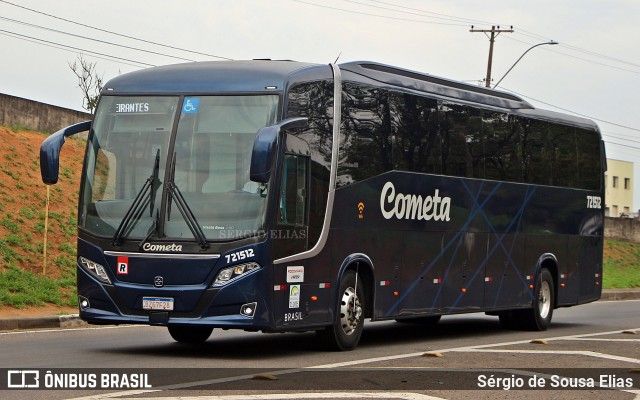 Viação Cometa 721512 na cidade de Campinas, São Paulo, Brasil, por Sérgio de Sousa Elias. Número da foto: #12555749.