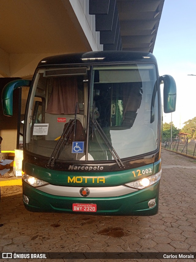 Viação Motta 12002 na cidade de Presidente Venceslau, São Paulo, Brasil, por Carlos Morais. Número da foto: #12553914.