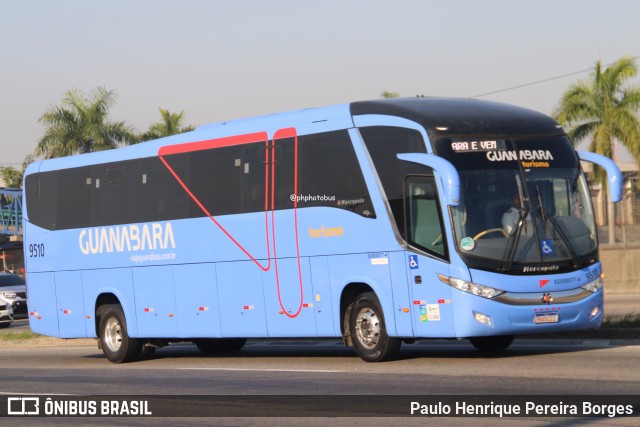 UTIL - União Transporte Interestadual de Luxo 9510 na cidade de Duque de Caxias, Rio de Janeiro, Brasil, por Paulo Henrique Pereira Borges. Número da foto: #12554197.
