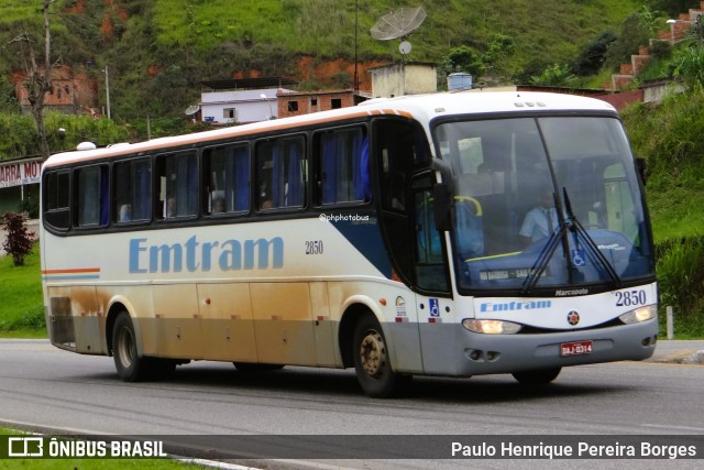 Emtram 2850 na cidade de Barra do Piraí, Rio de Janeiro, Brasil, por Paulo Henrique Pereira Borges. Número da foto: #12554163.