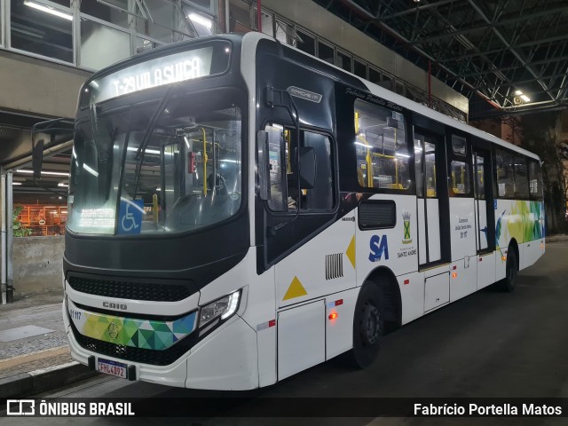 Viação Guaianazes 01 117 na cidade de Santo André, São Paulo, Brasil, por Fabrício Portella Matos. Número da foto: #12555382.