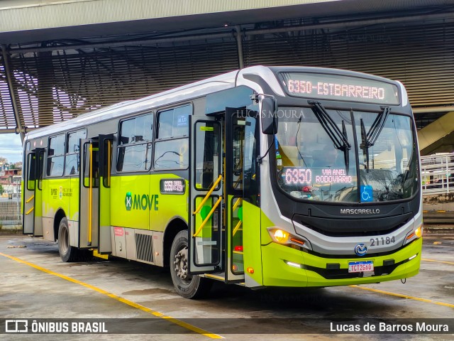 BH Leste Transportes > Nova Vista Transportes > TopBus Transportes 21184 na cidade de Belo Horizonte, Minas Gerais, Brasil, por Lucas de Barros Moura. Número da foto: #12554802.