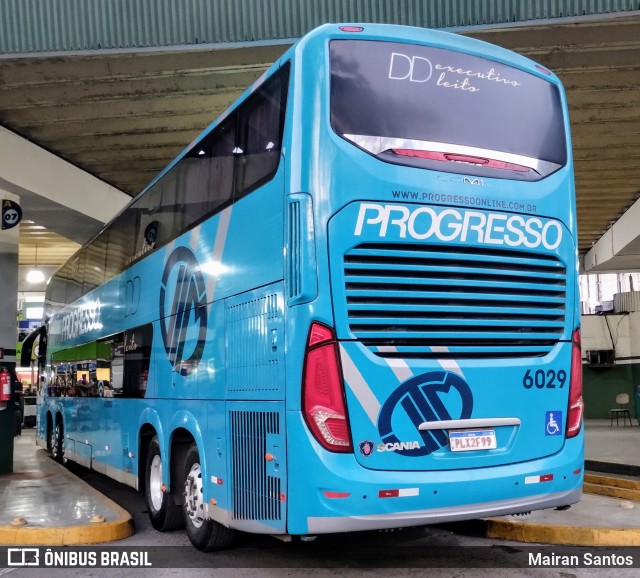 Auto Viação Progresso 6029 na cidade de Salvador, Bahia, Brasil, por Mairan Santos. Número da foto: #12556492.