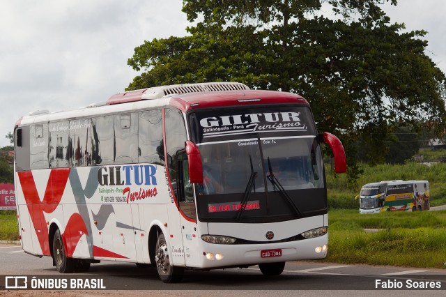 Giltur Turismo CUB1384 na cidade de Santa Maria do Pará, Pará, Brasil, por Fabio Soares. Número da foto: #12556138.