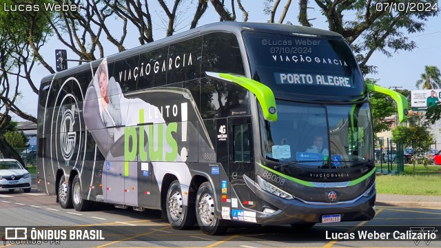 Viação Garcia 88008 na cidade de Curitiba, Paraná, Brasil, por Lucas Weber Calizario. Número da foto: #12556245.