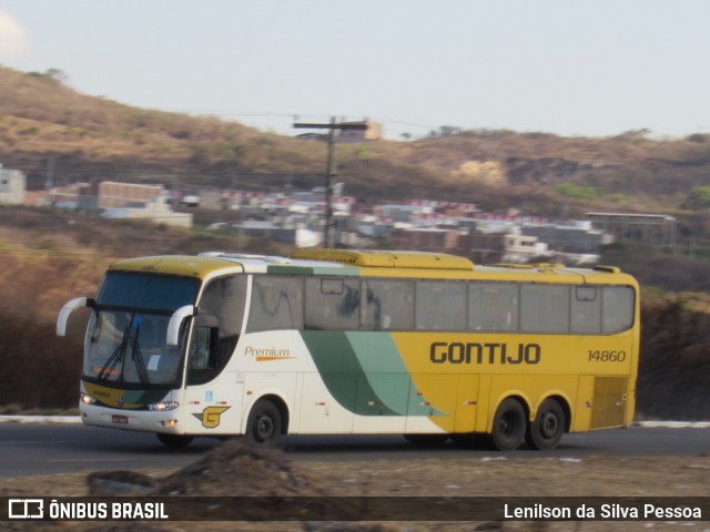 Empresa Gontijo de Transportes 14860 na cidade de Caruaru, Pernambuco, Brasil, por Lenilson da Silva Pessoa. Número da foto: #12557461.