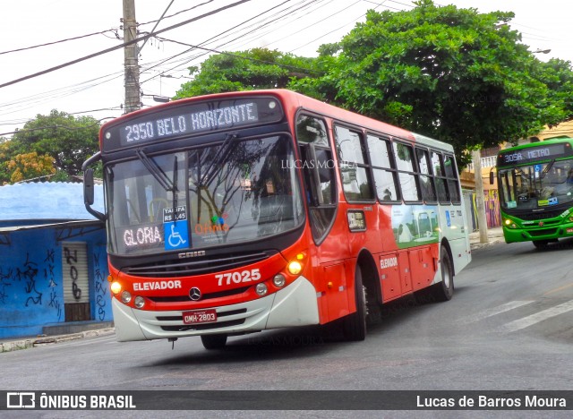 Eldorado Transportes 77025 na cidade de Belo Horizonte, Minas Gerais, Brasil, por Lucas de Barros Moura. Número da foto: #12556690.