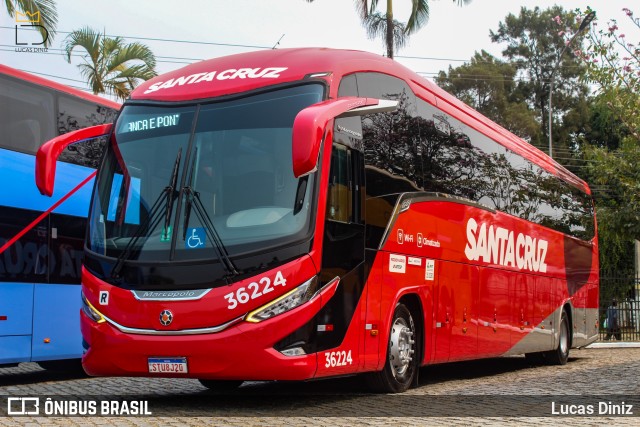 Viação Santa Cruz 36224 na cidade de Juiz de Fora, Minas Gerais, Brasil, por Lucas Diniz. Número da foto: #12556109.