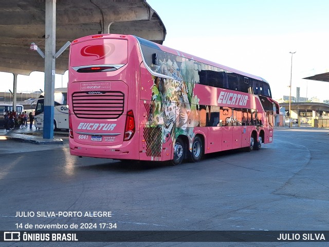 Eucatur - Empresa União Cascavel de Transportes e Turismo 6041 na cidade de Porto Alegre, Rio Grande do Sul, Brasil, por JULIO SILVA. Número da foto: #12559499.