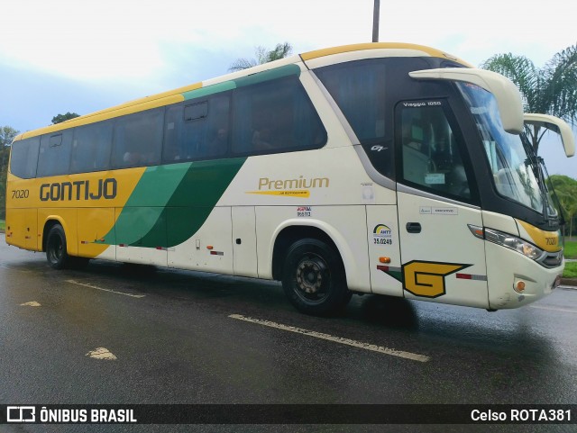 Empresa Gontijo de Transportes 7020 na cidade de Ipatinga, Minas Gerais, Brasil, por Celso ROTA381. Número da foto: #12560295.