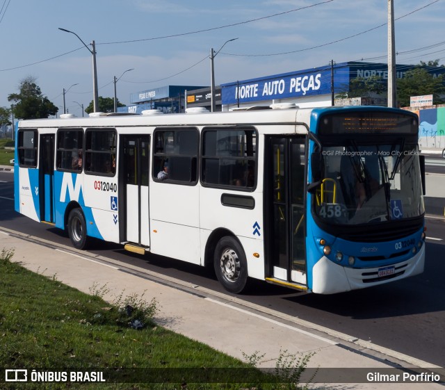 Viação São Pedro 0312040 na cidade de Manaus, Amazonas, Brasil, por Gilmar Porfírio. Número da foto: #12559836.