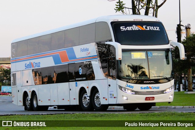 VUSC - Viação União Santa Cruz 3400 na cidade de Florianópolis, Santa Catarina, Brasil, por Paulo Henrique Pereira Borges. Número da foto: #12560162.