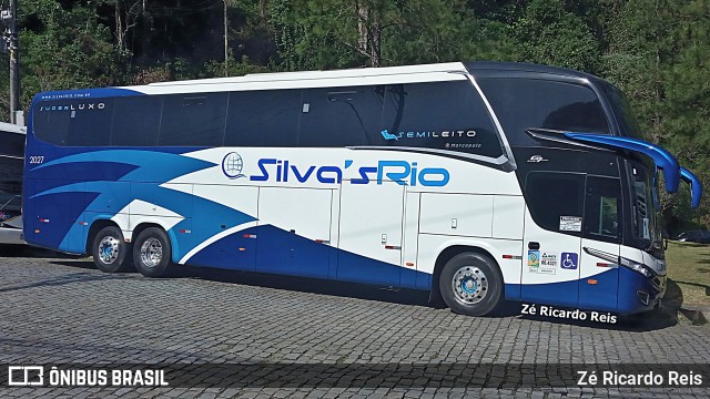 Silva's Rio Turismo e Fretamento 2027 na cidade de Petrópolis, Rio de Janeiro, Brasil, por Zé Ricardo Reis. Número da foto: #12558463.