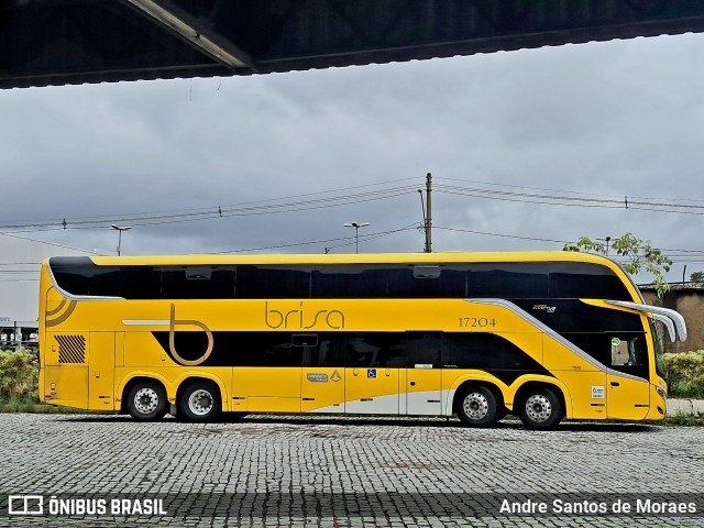 Brisa Ônibus 17204 na cidade de Juiz de Fora, Minas Gerais, Brasil, por Andre Santos de Moraes. Número da foto: #12558398.