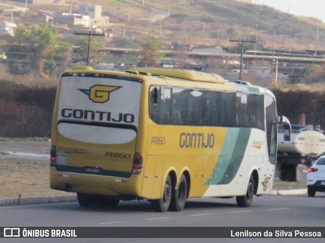 Empresa Gontijo de Transportes 14860 na cidade de Caruaru, Pernambuco, Brasil, por Lenilson da Silva Pessoa. Número da foto: #12558642.