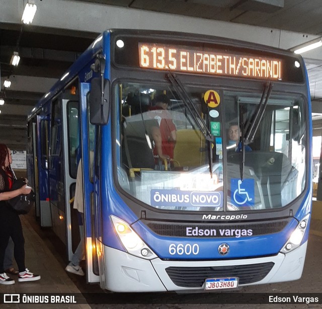 SOPAL - Sociedade de Ônibus Porto-Alegrense Ltda. 6600 na cidade de Porto Alegre, Rio Grande do Sul, Brasil, por Edson Vargas. Número da foto: #12559671.