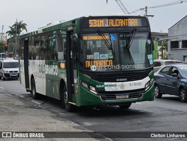 Viação Galo Branco RJ 181.093 na cidade de Niterói, Rio de Janeiro, Brasil, por Cleiton Linhares. Número da foto: #12558091.