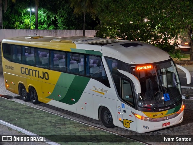Empresa Gontijo de Transportes 19040 na cidade de Fortaleza, Ceará, Brasil, por Ivam Santos. Número da foto: #12559942.