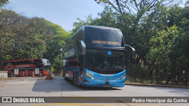 Viação Águia Branca 50800 na cidade de São Paulo, São Paulo, Brasil, por Pedro Henrique da Cunha. Número da foto: #12558341.