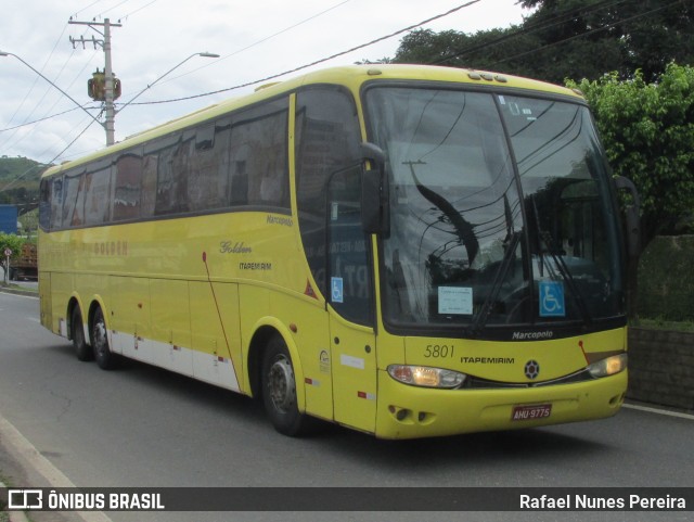 Viação Itapemirim 5801 na cidade de Aparecida, São Paulo, Brasil, por Rafael Nunes Pereira. Número da foto: #12559417.