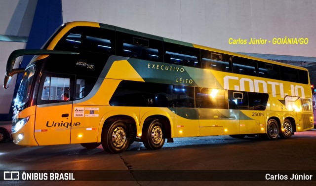 Empresa Gontijo de Transportes 25015 na cidade de Goiânia, Goiás, Brasil, por Carlos Júnior. Número da foto: #12560104.