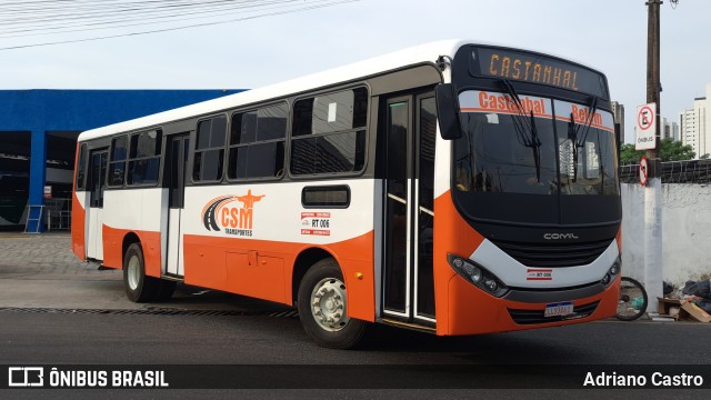 CSM Transporte e Turismo RT 006 na cidade de Belém, Pará, Brasil, por Adriano Castro. Número da foto: #12557732.