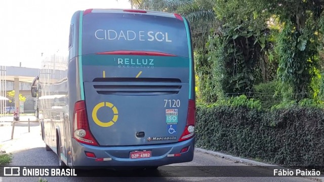 Viação Cidade Sol 7120 na cidade de Salvador, Bahia, Brasil, por Fábio Paixão. Número da foto: #12559314.