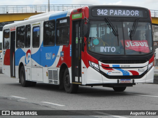 Viação Pavunense B32560 na cidade de Rio de Janeiro, Rio de Janeiro, Brasil, por Augusto César. Número da foto: #12558924.