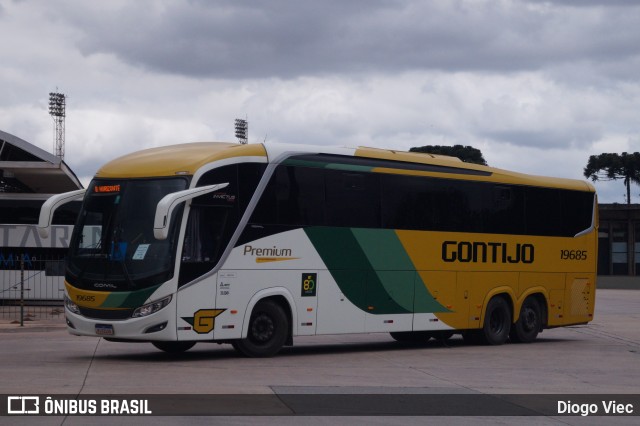 Empresa Gontijo de Transportes 19685 na cidade de Curitiba, Paraná, Brasil, por Diogo Viec. Número da foto: #12560109.