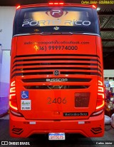 Auto Viação Porto Rico 2406 na cidade de Goiânia, Goiás, Brasil, por Carlos Júnior. Número da foto: #12560242.
