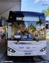 Transol Transportes Coletivos E2024 na cidade de Florianópolis, Santa Catarina, Brasil, por Richard Silva. Número da foto: #:id.