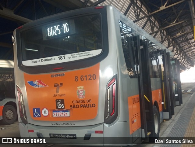 Alfa Rodobus > CooperAlfa 8 6120 na cidade de São Paulo, São Paulo, Brasil, por Davi Santos Silva. Número da foto: #12560794.