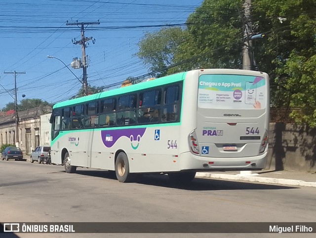 Viação Nossa Senhora Conquistadora 544 na cidade de Pelotas, Rio Grande do Sul, Brasil, por Miguel Filho. Número da foto: #12560807.