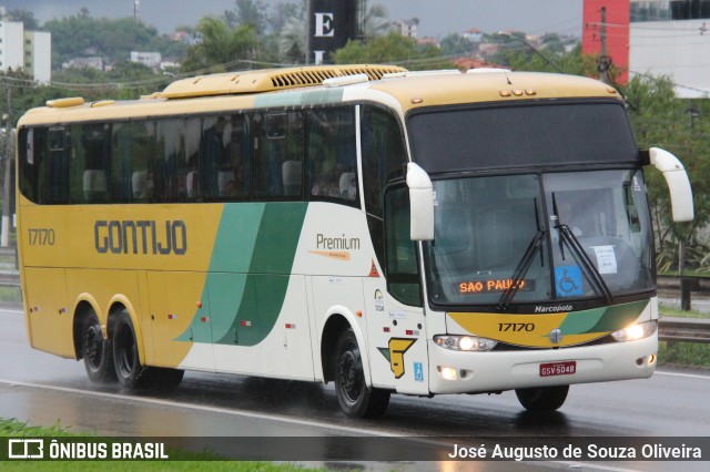 Empresa Gontijo de Transportes 17170 na cidade de Resende, Rio de Janeiro, Brasil, por José Augusto de Souza Oliveira. Número da foto: #12563091.