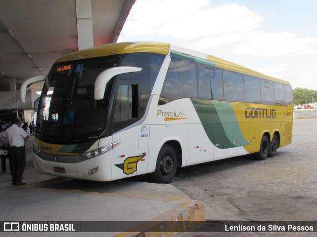 Empresa Gontijo de Transportes 21495 na cidade de Caruaru, Pernambuco, Brasil, por Lenilson da Silva Pessoa. Número da foto: #12562559.