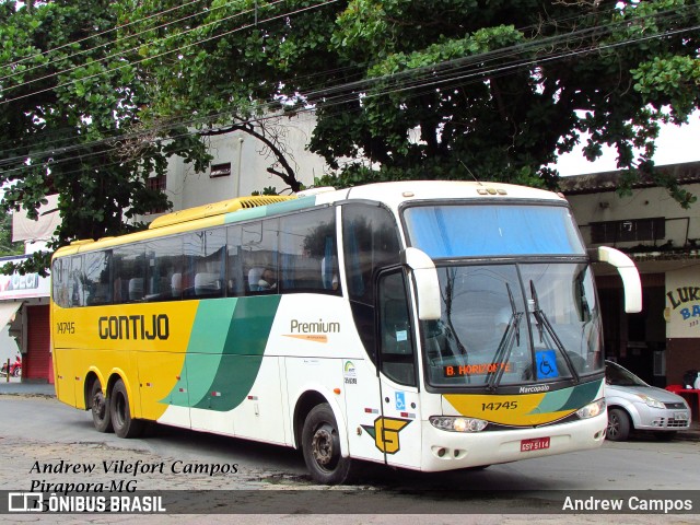 Empresa Gontijo de Transportes 14745 na cidade de Pirapora, Minas Gerais, Brasil, por Andrew Campos. Número da foto: #12562688.