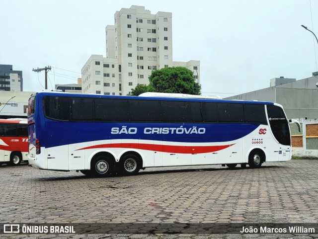 Viação São Cristóvão 3170 na cidade de Divinópolis, Minas Gerais, Brasil, por João Marcos William. Número da foto: #12561384.