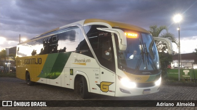 Empresa Gontijo de Transportes 7110 na cidade de João Monlevade, Minas Gerais, Brasil, por Adriano  Almeida. Número da foto: #12562970.