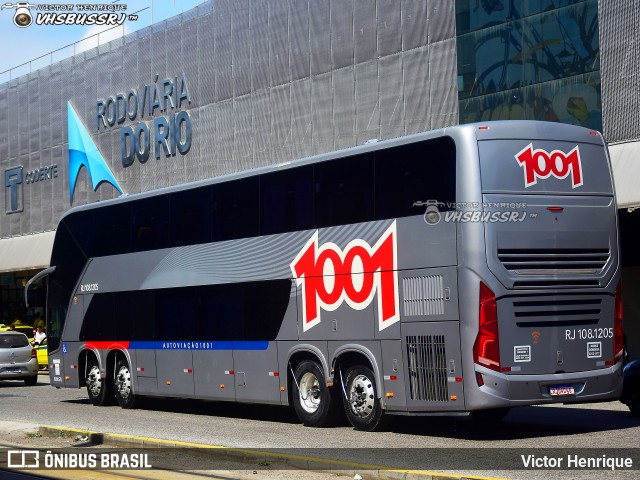 Auto Viação 1001 RJ 108.1205 na cidade de Rio de Janeiro, Rio de Janeiro, Brasil, por Victor Henrique. Número da foto: #12563228.