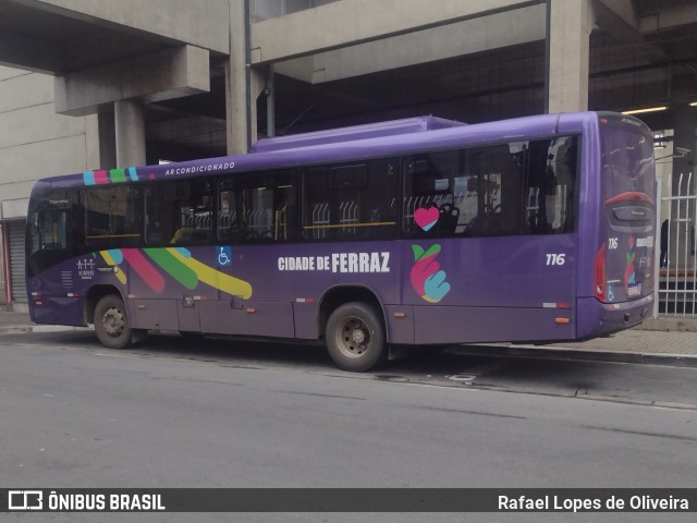 ATT - Alto Tietê Transportes Ferraz de Vasconcelos 116 na cidade de Ferraz de Vasconcelos, São Paulo, Brasil, por Rafael Lopes de Oliveira. Número da foto: #12561378.