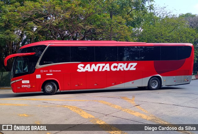 Viação Santa Cruz 29823 na cidade de São Paulo, São Paulo, Brasil, por Diego Cardoso da Silva. Número da foto: #12561579.