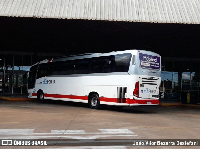 Empresa de Ônibus Nossa Senhora da Penha 6533 na cidade de Maringá, Paraná, Brasil, por João Vitor Bezerra Destefani. Número da foto: #12560600.