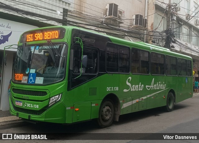 Transportes Santo Antônio DC 3.138 na cidade de Duque de Caxias, Rio de Janeiro, Brasil, por Vitor Dasneves. Número da foto: #12561674.